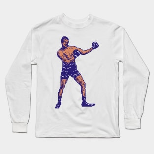 Classic Boxer Pixel Art AYY4 Palette Long Sleeve T-Shirt